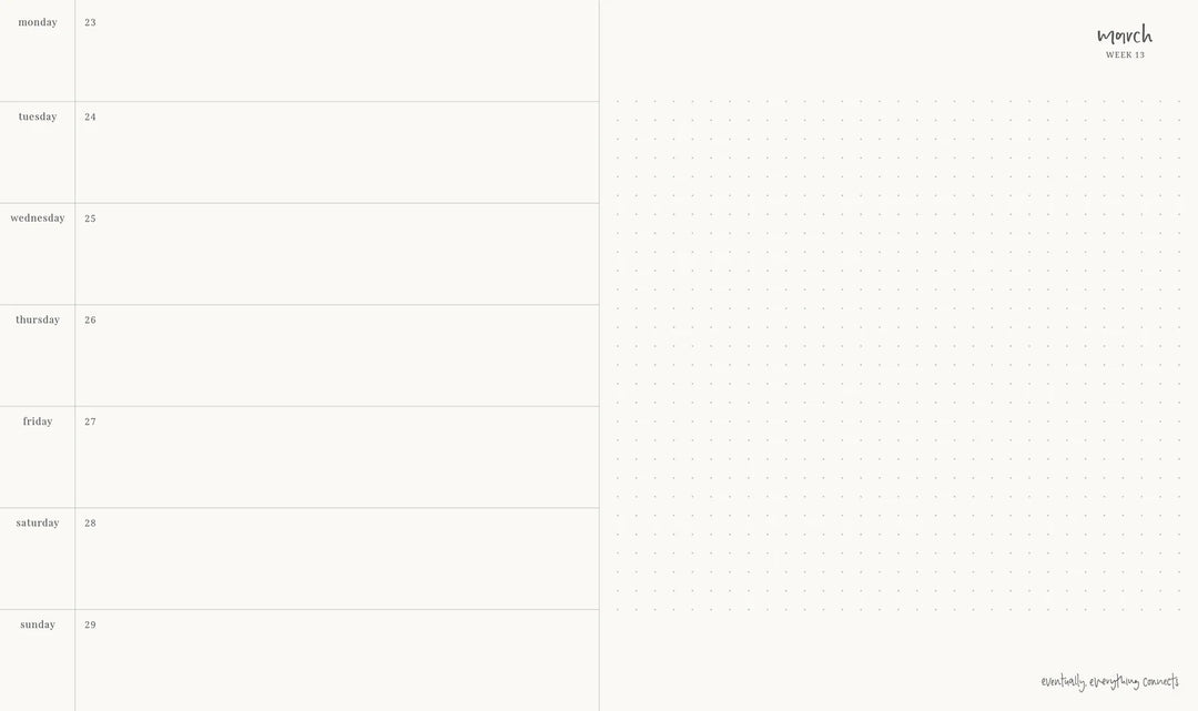 2026 Planner Signature Weekly Horizontal