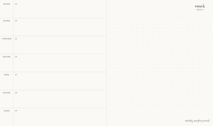 2026 Planner Signature Weekly Horizontal