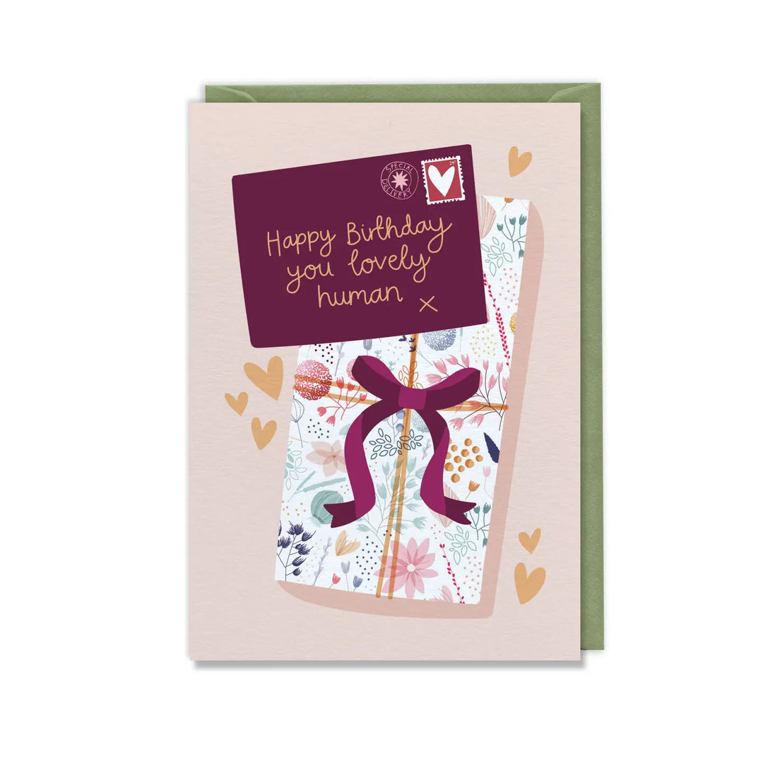 Card Happy Birthday You Lovely Human