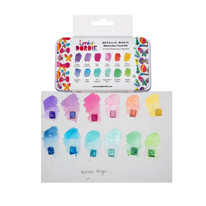 Metallic Magic Watercolour Travel Paint Set