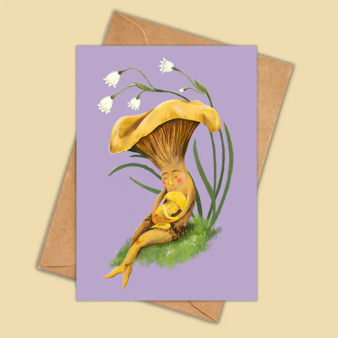 Card Mushroom Snuggles