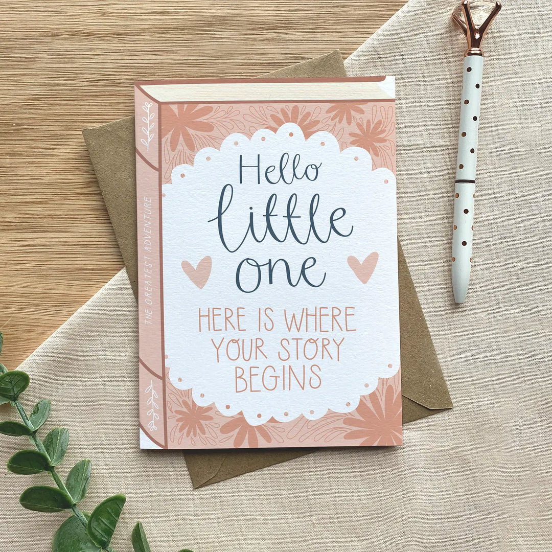 Card Hello Little One Book
