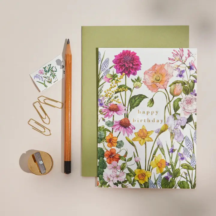Card Happy Birthday Bountiful Blooms