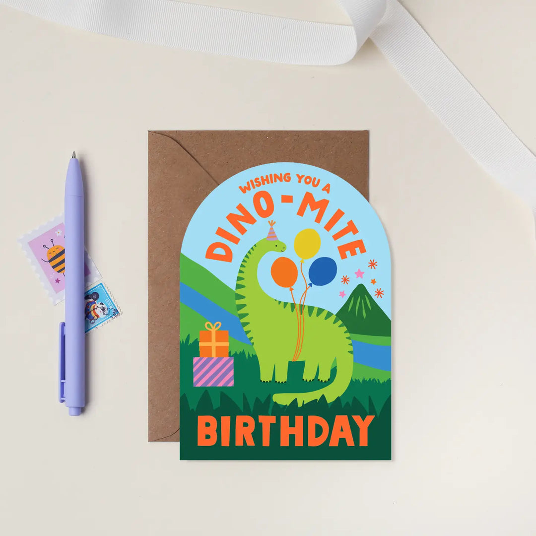 Card Dino-mite Dinosaur Birthday