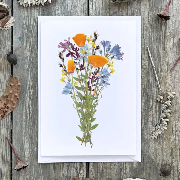 Card A Bunch Of Flowers