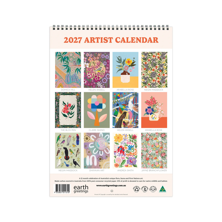 2027 Artist Calendar