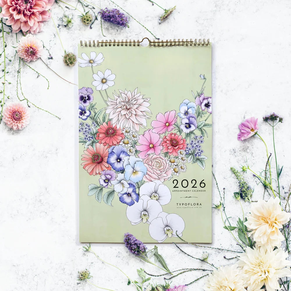 2026 Always Flowers Appointment Calendar