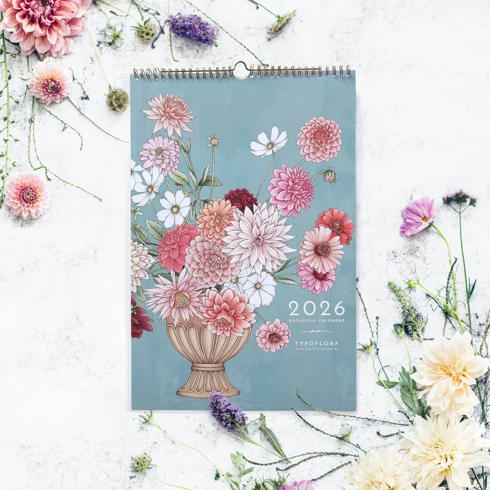 2026 Always Flowers Botanical Calendar