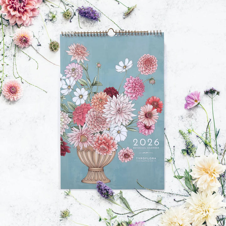 2026 Always Flowers Botanical Calendar