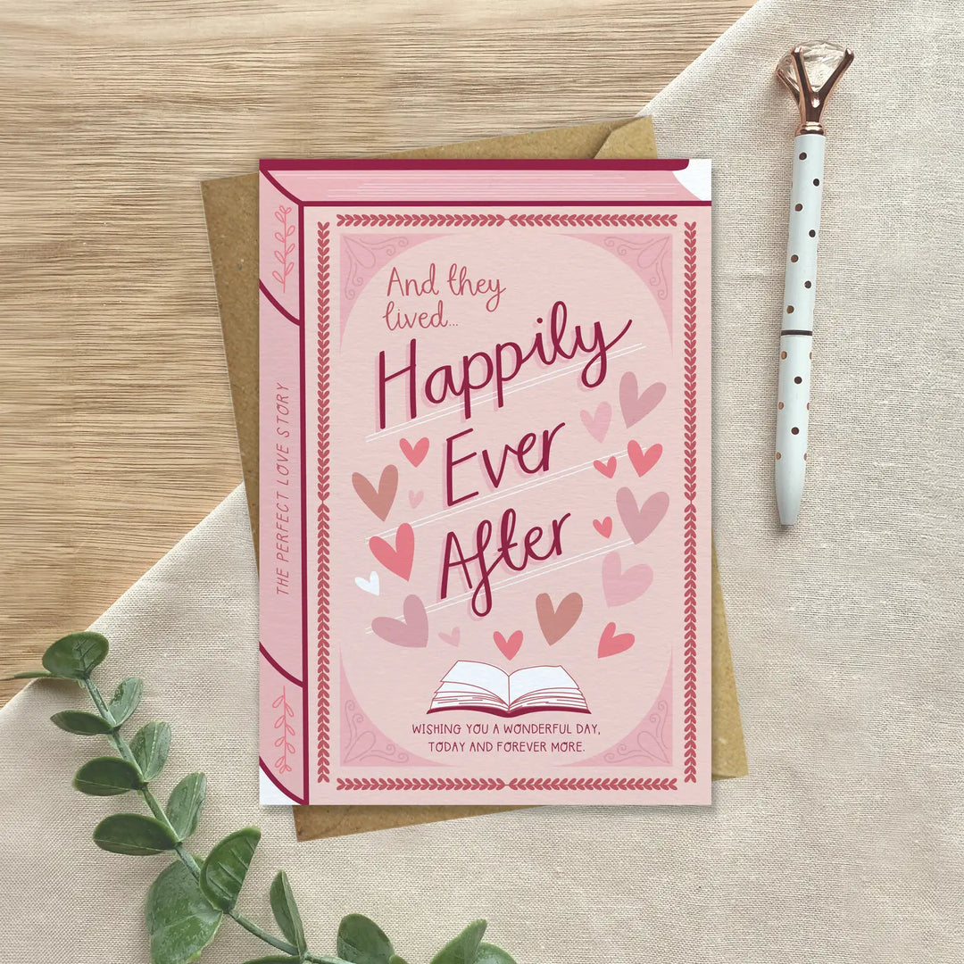 Card Happily Ever After Wedding Book