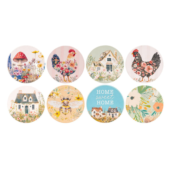 Ceramic Coaster Cottage