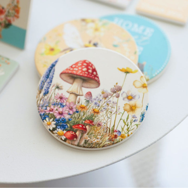 Ceramic Coaster Cottage