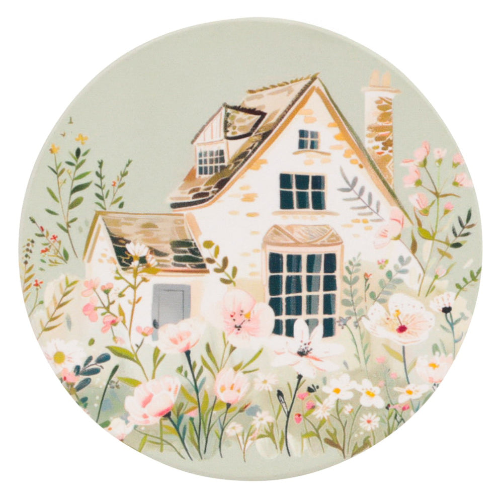 Ceramic Coaster Cottage