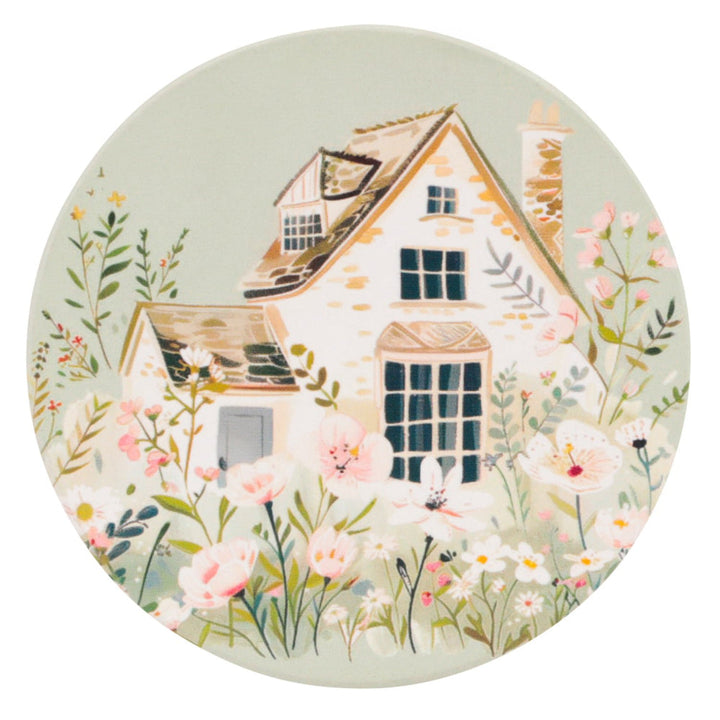Ceramic Coaster Cottage