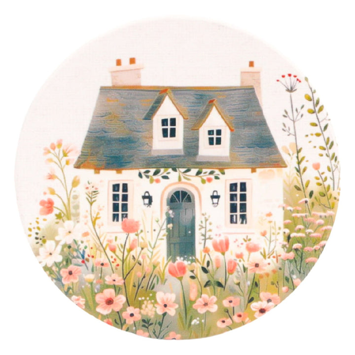 Ceramic Coaster Cottage