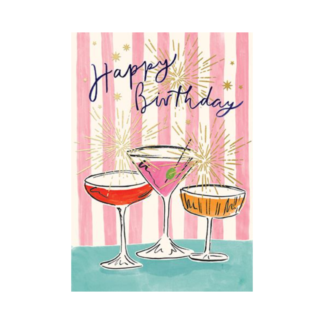 Card Cocktails Birthday