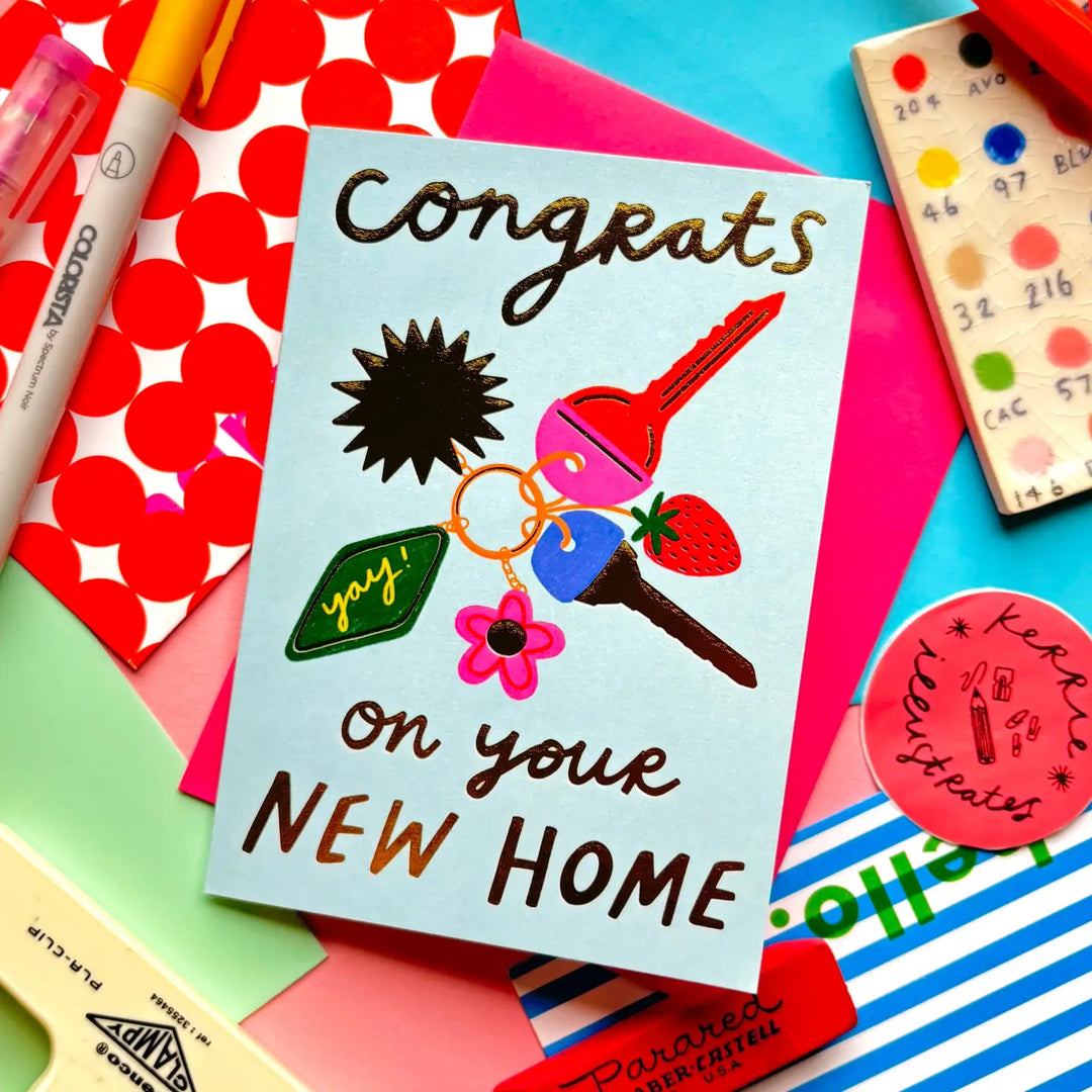 Card Congrats On Your New Home Keys