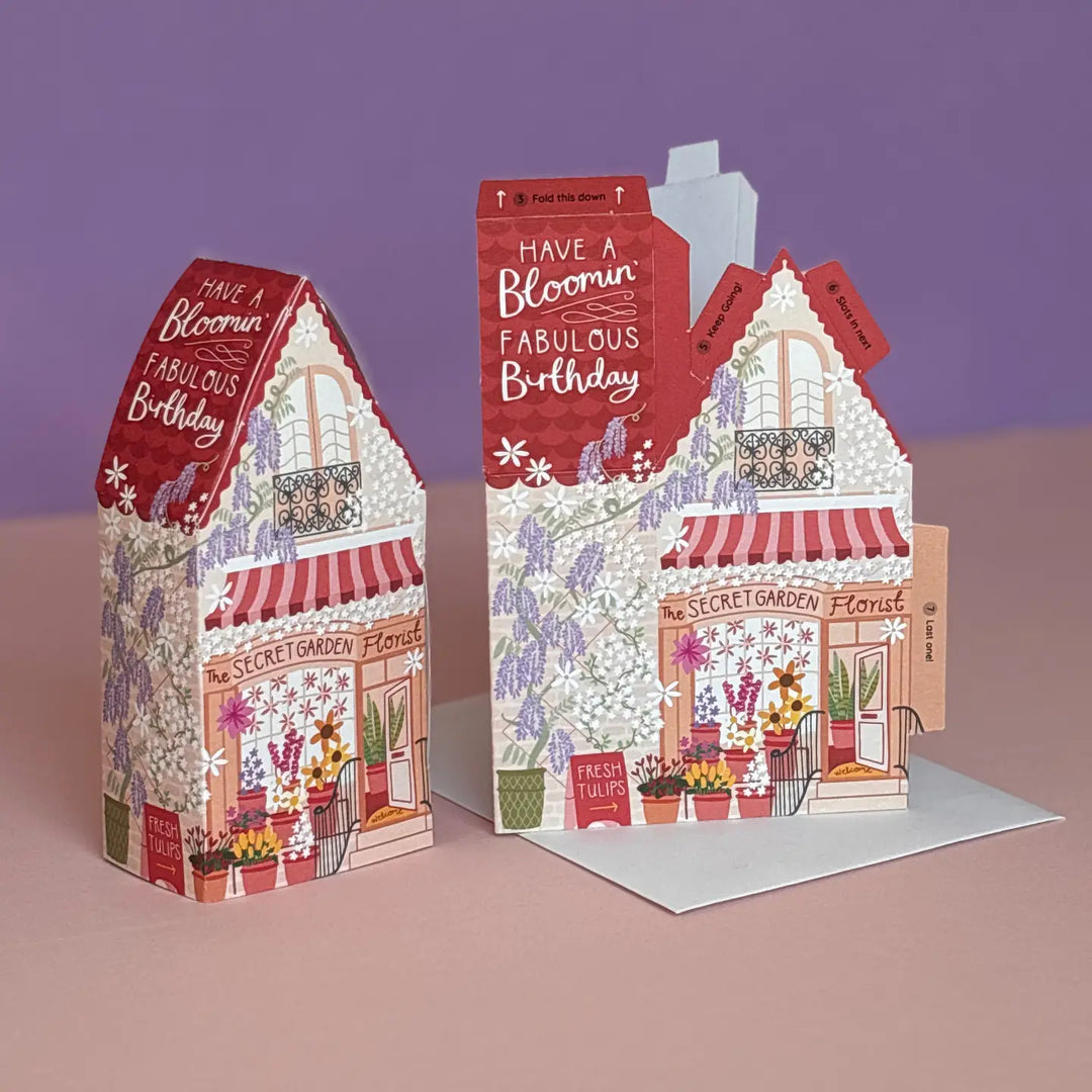 Card Florist Birthday (3D)