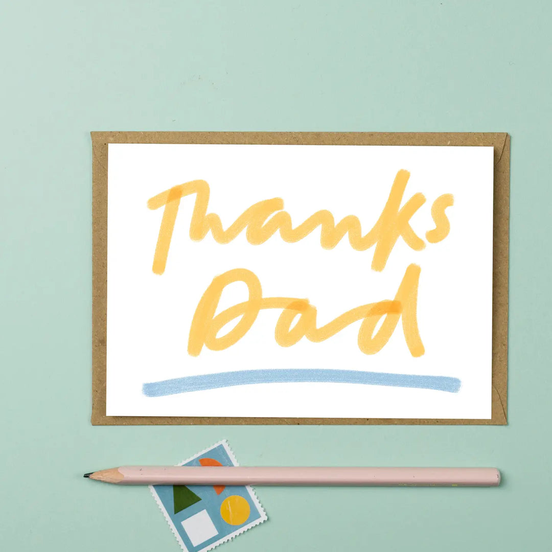 Card Thanks Dad
