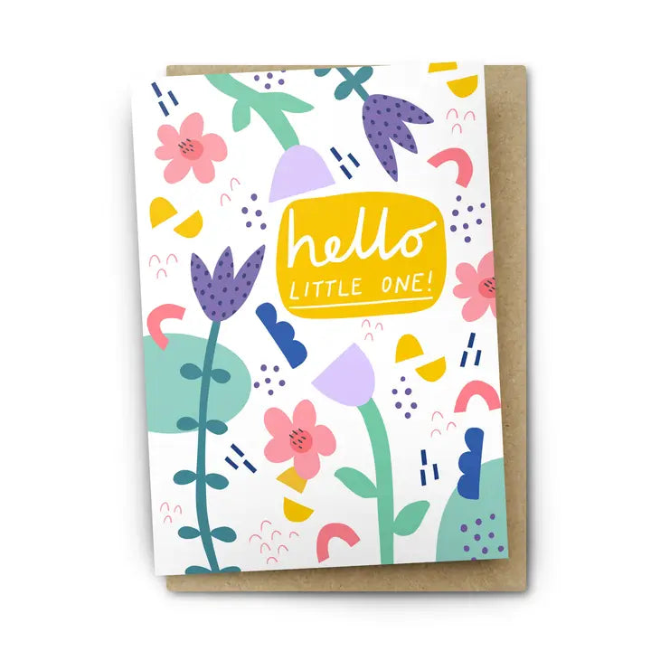 Card New Baby Hello Little One