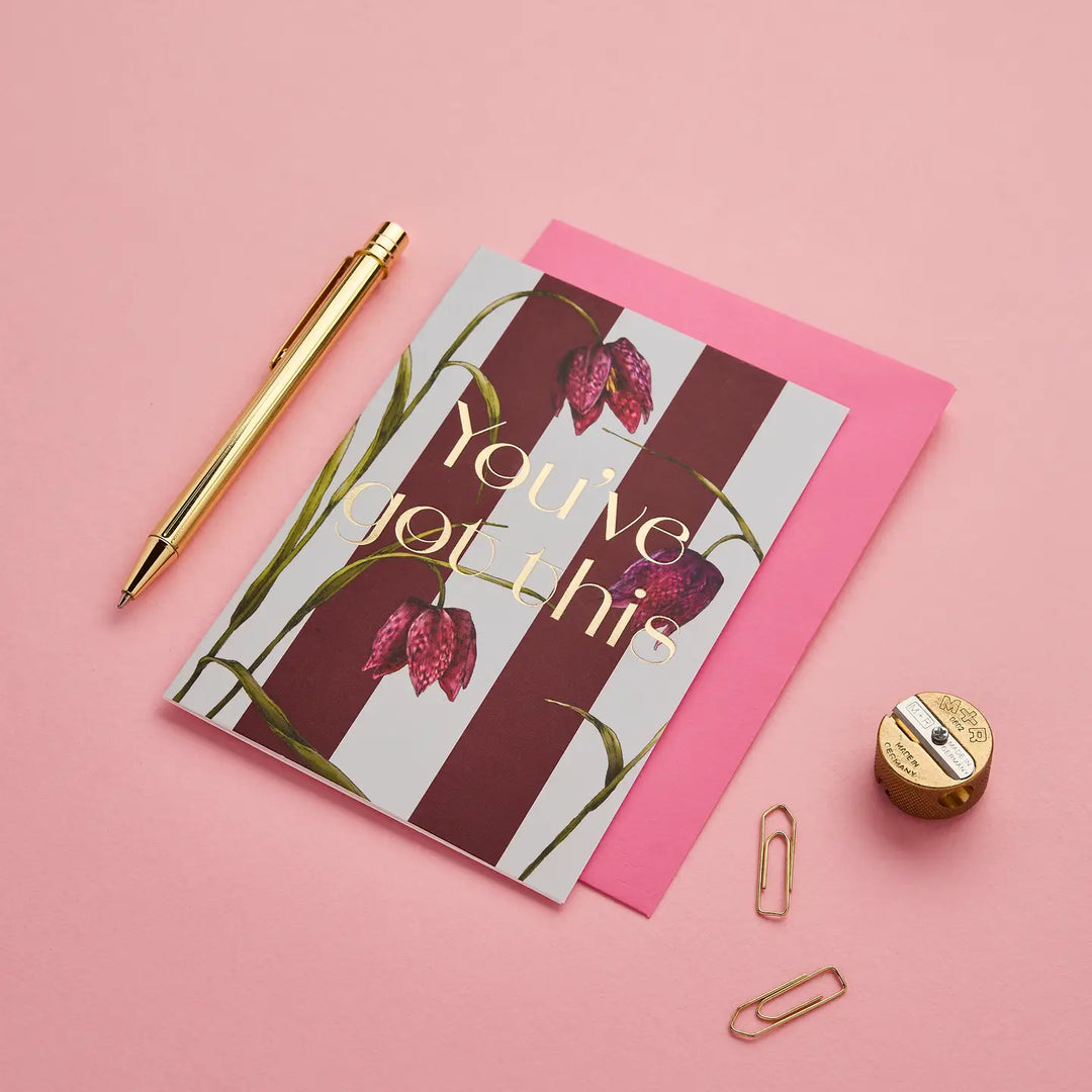 Card You've Got This Floral Riot