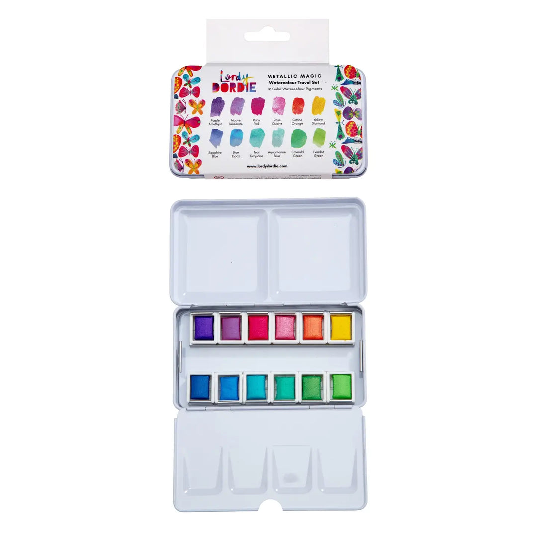 Metallic Magic Watercolour Travel Paint Set