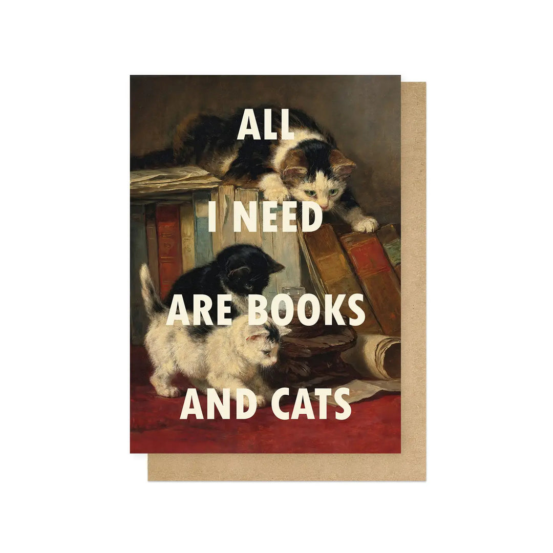 Card Books And Cats