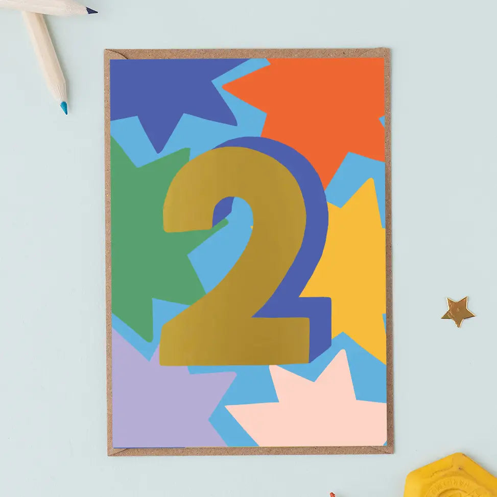 Card Number 2 Birthday