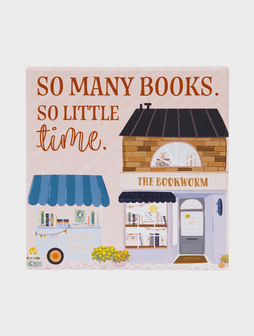 Forever Booked Ceramic Coaster