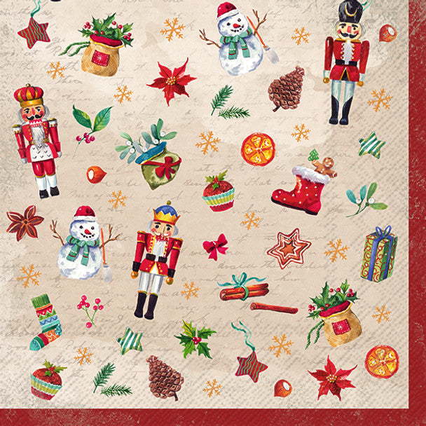 Xmas Cocktail Napkins