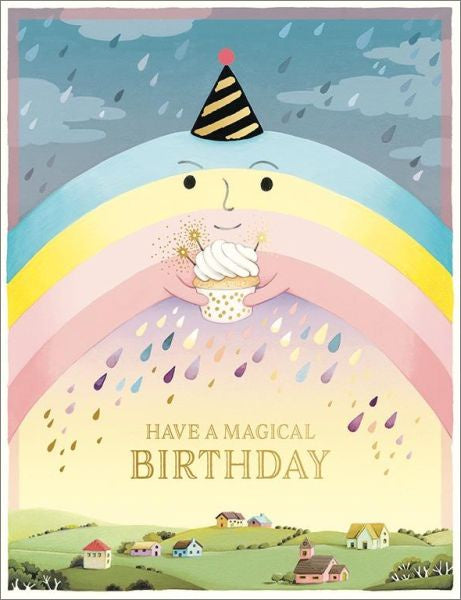 Card Rainbow Birthday