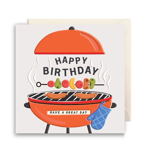 Card Happy Birthday BBQ