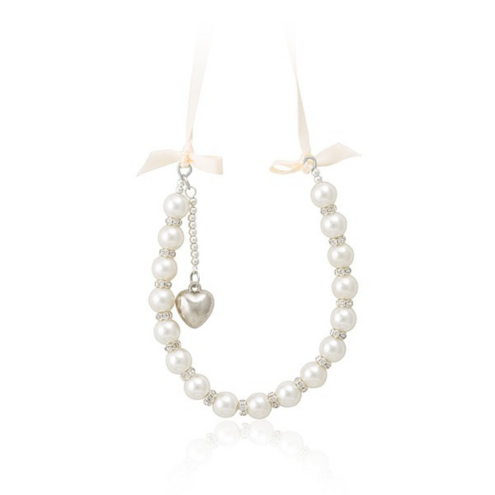 Wedding Charm Pearl & Diamante Horseshoe