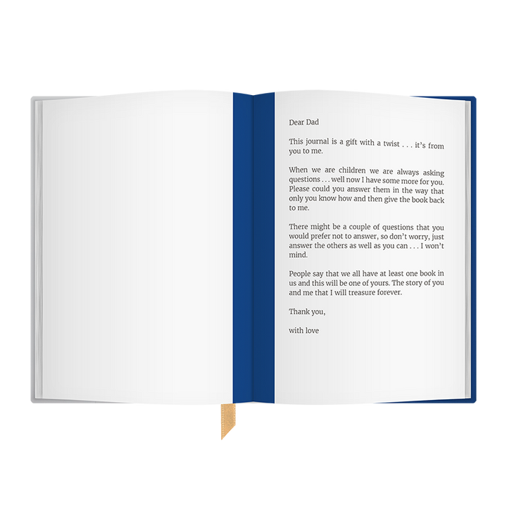 Dear Dad From You To Me Journal