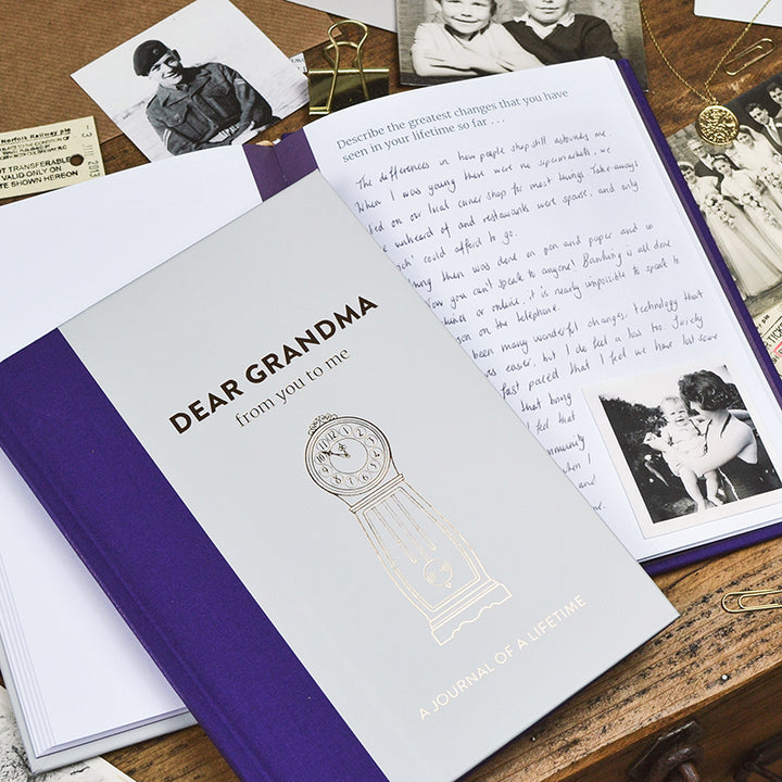 Dear Grandma From You To Me Journal
