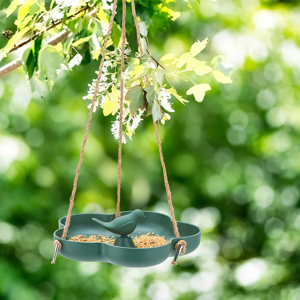 Bamboo Bird Feeder - Large Flower