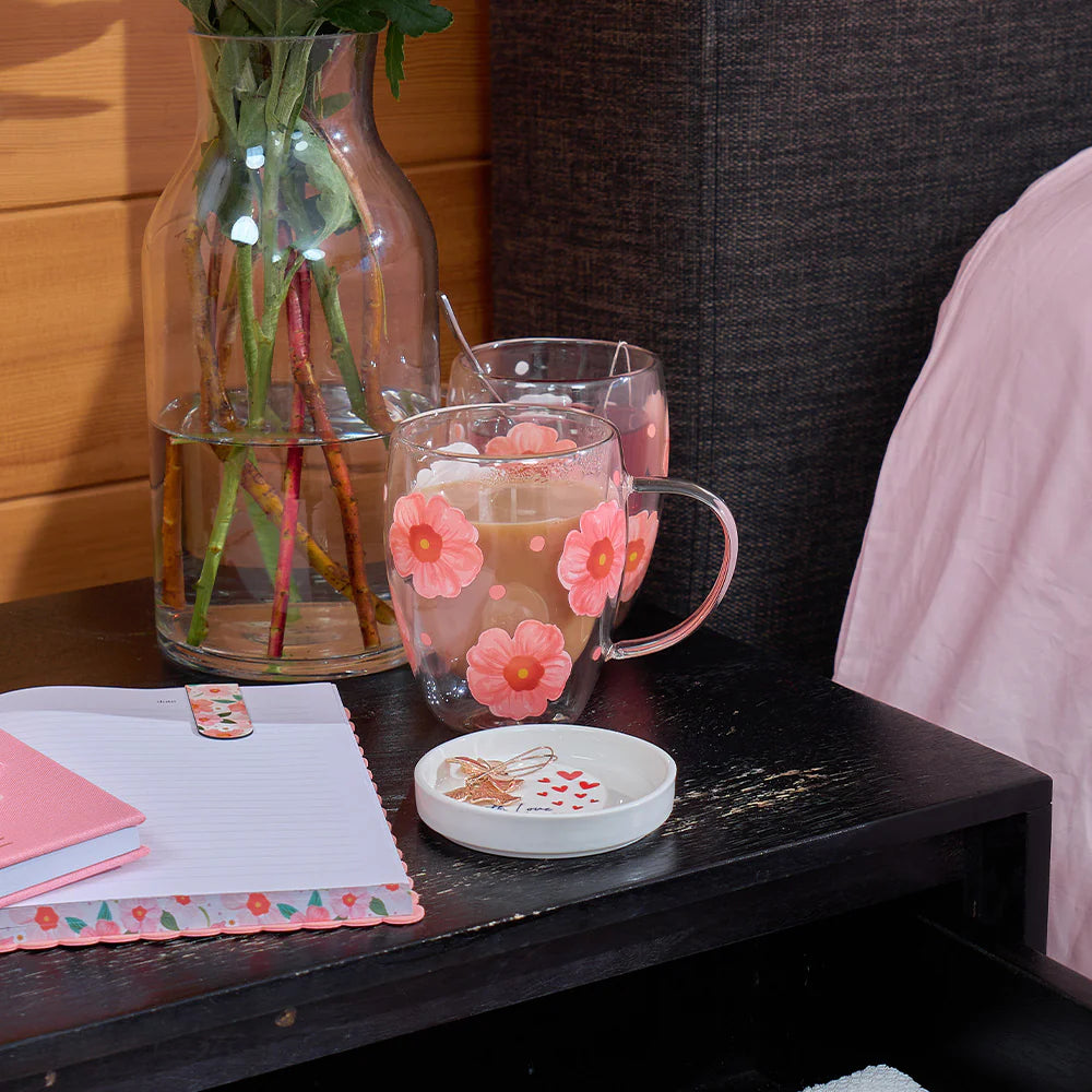 Double Wall Glass Mug 350mls
