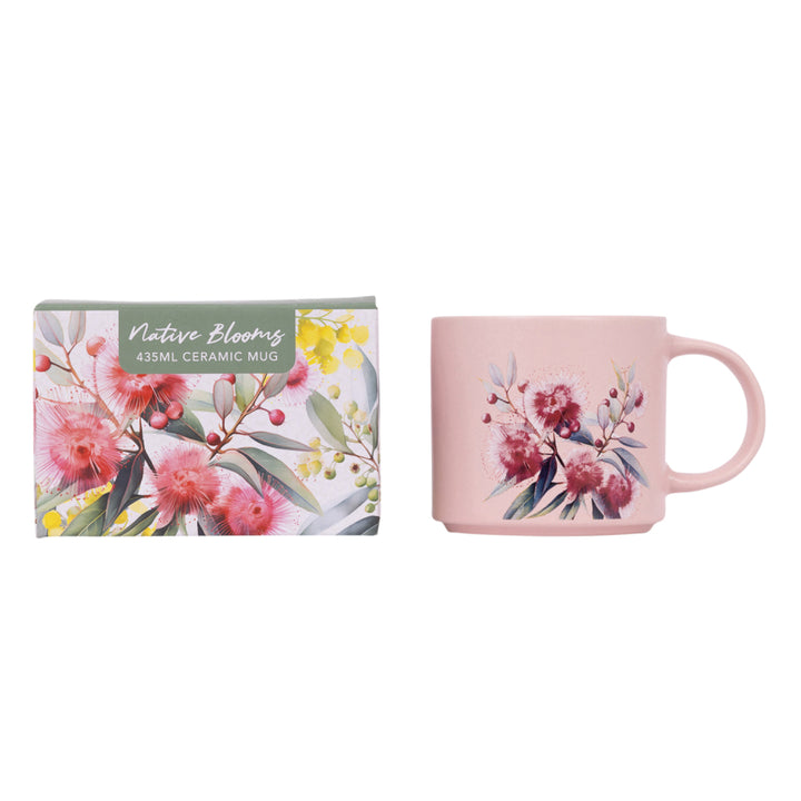 Mug Native Blooms Red Floral