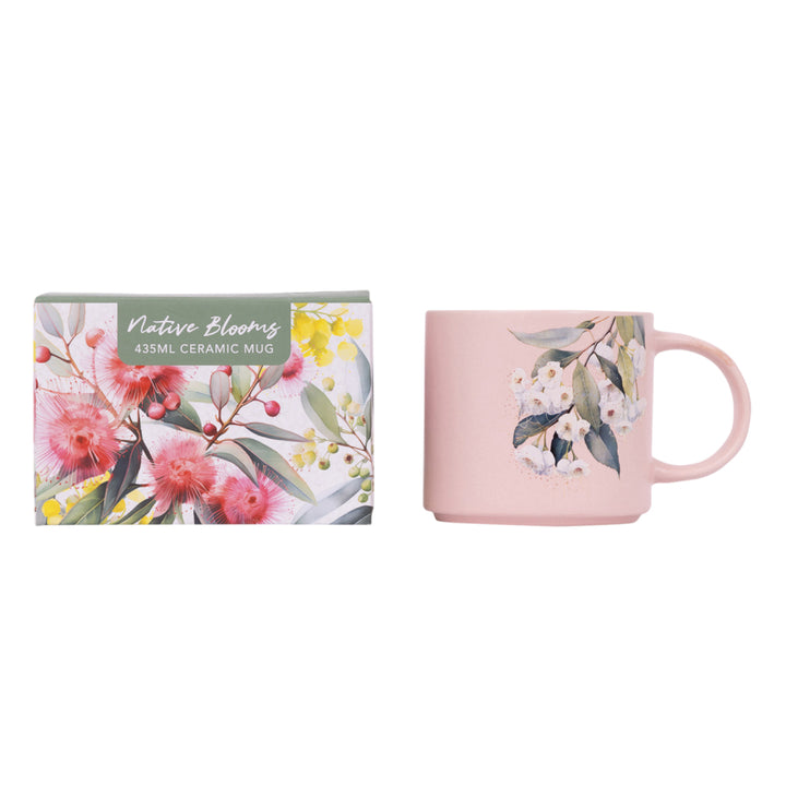 Mug Native Blooms White Floral