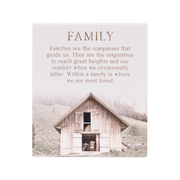 Rustic Meadow Ceramic Verse