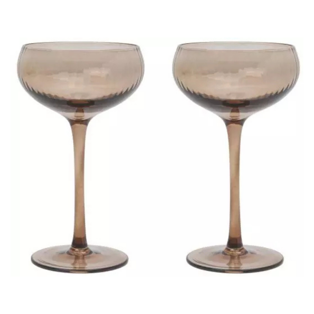 The Lou Coupe Glass Set of 2