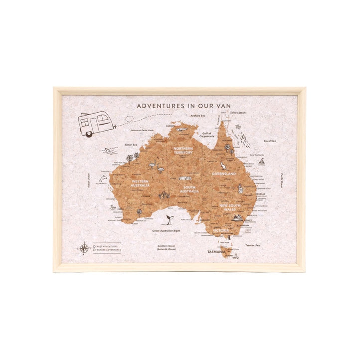 Caravan Australia Travel Map
