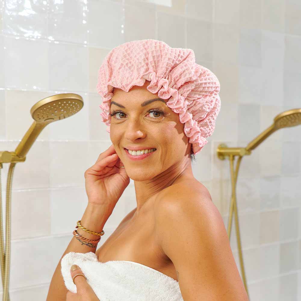 Waffle Shower Cap