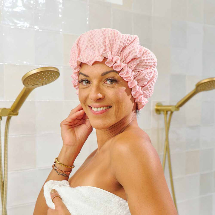 Waffle Shower Cap