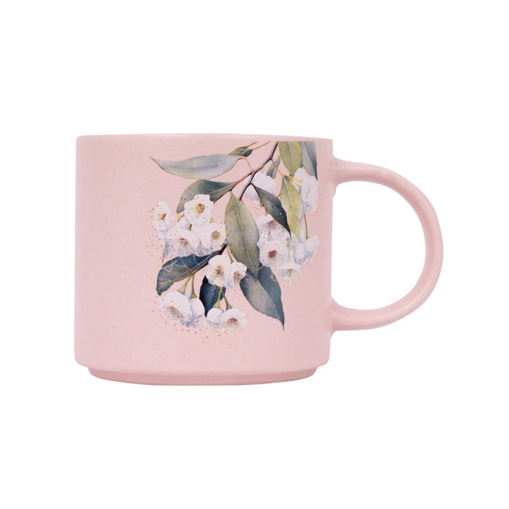 Mug Native Blooms White Floral