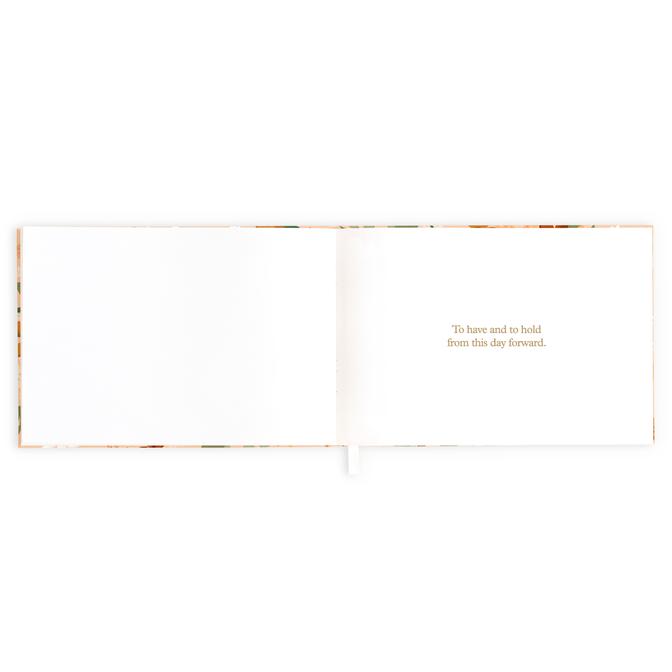 Guest Book Floral Wedding