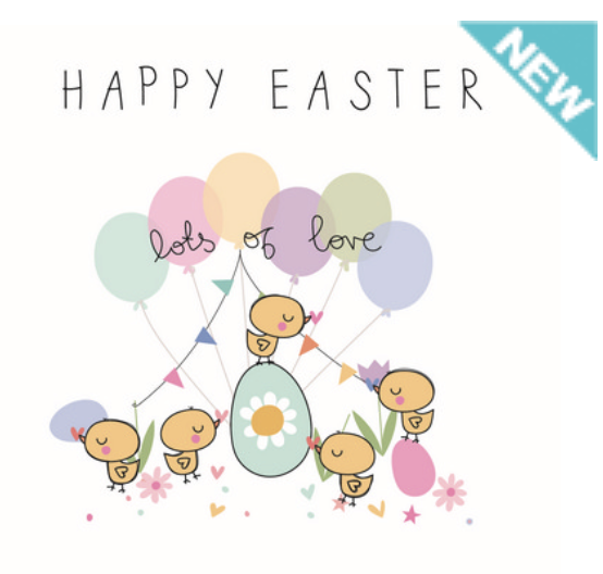 Card Easter - Chicks