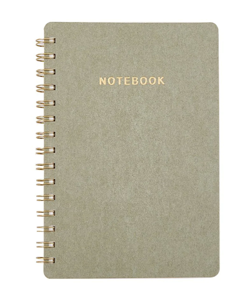 Notebook Lined Sage