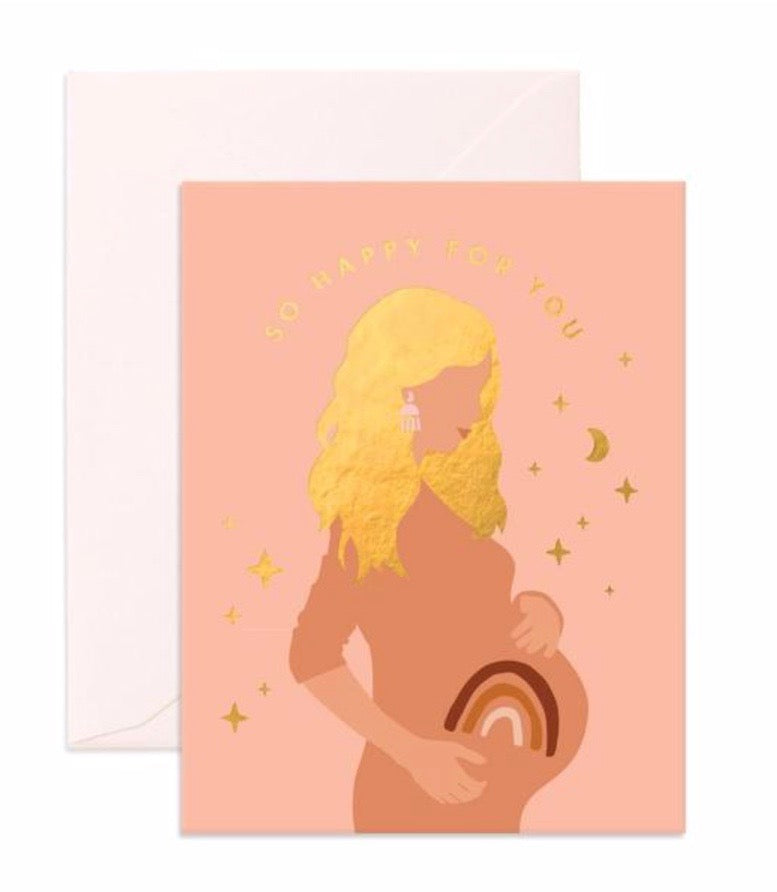 Card Rainbow Baby