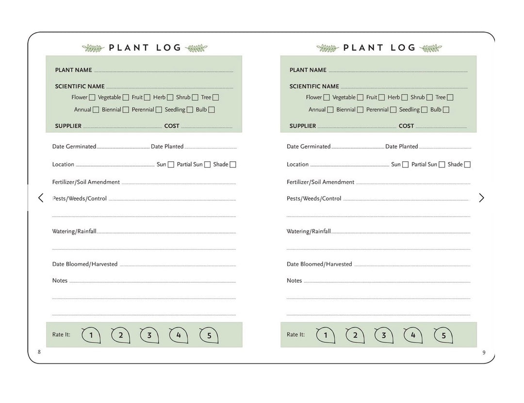 Gardener's Logbook